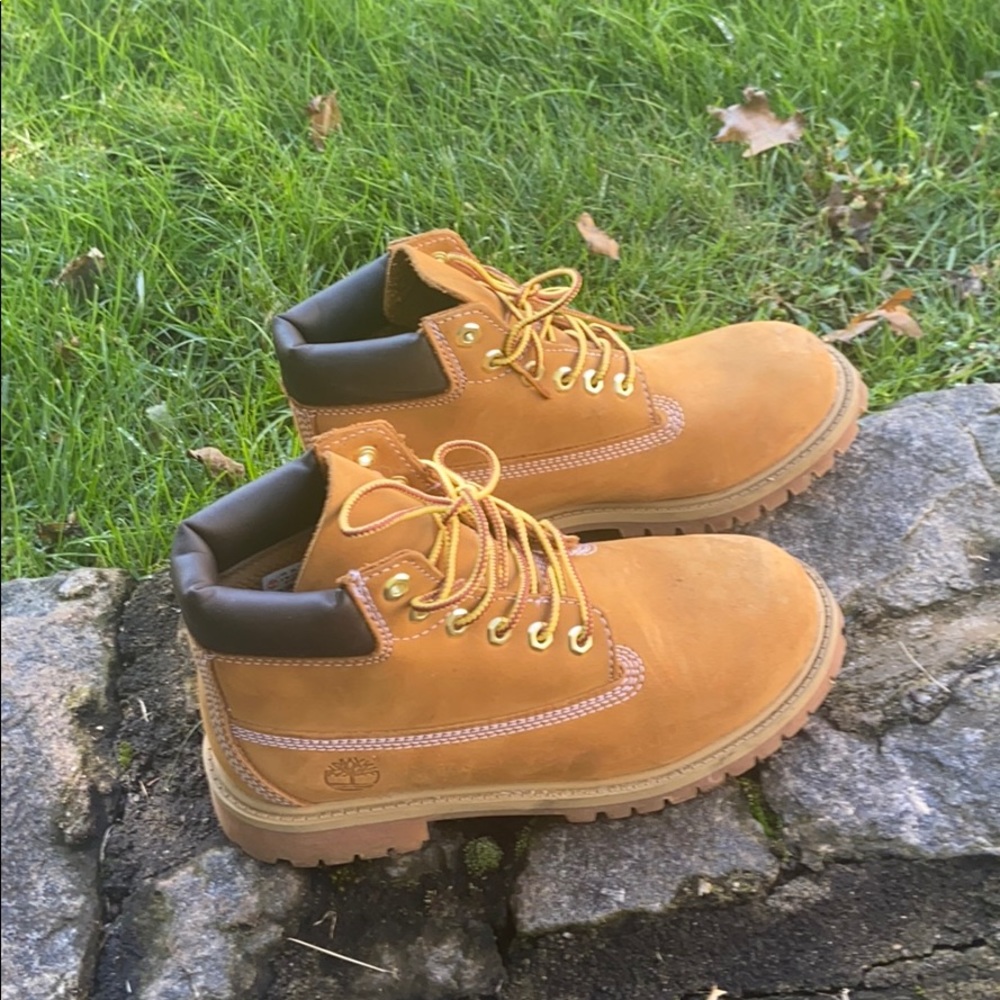 Timberland JUNIOR PREM WATERPROOF BOOTS size 3